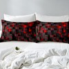 Tabeskly Boy Kids Geometry Square Lattice Bedding Single Duvet Cover