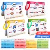 Zwttey 118 Phonics 65 Double-Side Flash Cards, Learn to Read