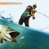 Unpainted Lures,6X Multi Jointed Rotating Tail Artificial Crankbaits with Eyes