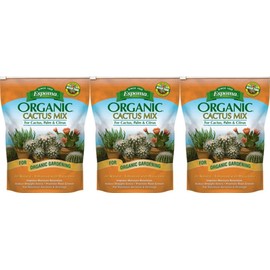 Espoma CA4 4-Quart Organic Cactus Mix, 3 Pack