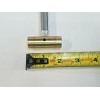 PTC 4 OZ. SMALL BRASS HAMMER KNURLED 5/8" ALUMINUM HANDLE