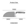 Stainless Steel Crinkle Cutter - Wavy Vegetable & Fruit Knife