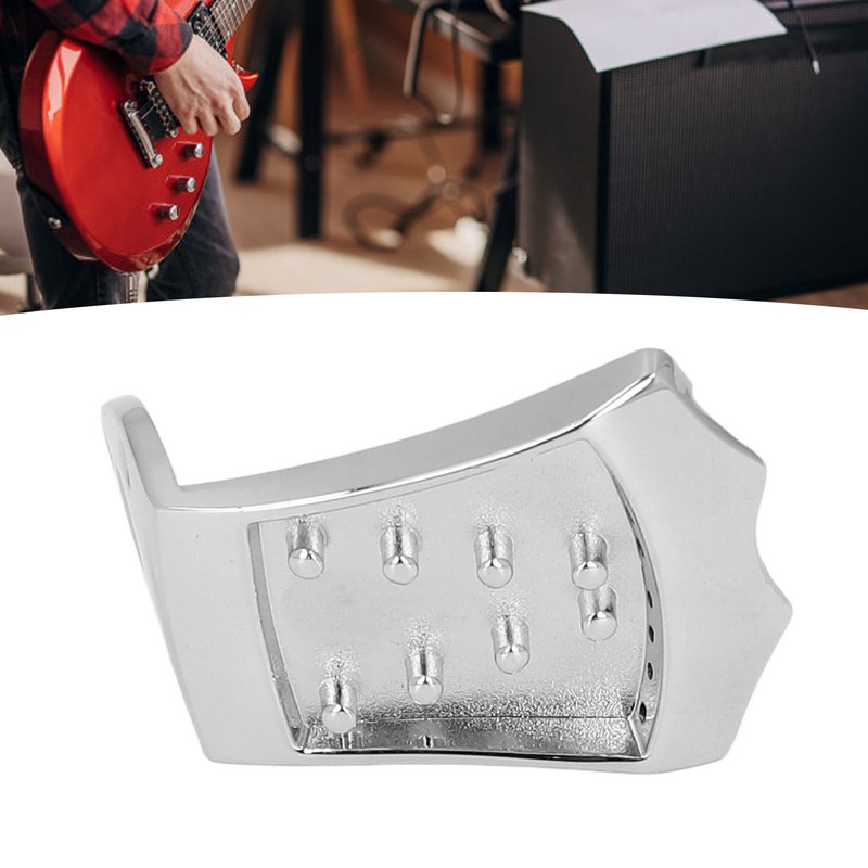 8 String Mandolin Tailpiece with Belt Buckle and Screws Metal