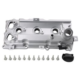 TRQ Left Valve Cover Drivers Side Compatible with 2008-2012 INFINITI EX35 2009-2012 FX35 2007-2008 G35 2009-2010 M35 2012-2013 M35h 2014-2018 Q50 Q70 2007-2009 Nissan 350Z