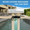 ALLSAFE Pool Fence - Quick Lock Latch - Replaces Outdated