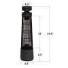 1200W IP55 Waterproof Infrared Electric Freestanding Patio Heater with Touch