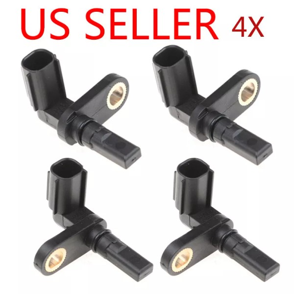 Unbranded 4PCs ABS Wheel Speed Sensor Front/Rear Right & Left