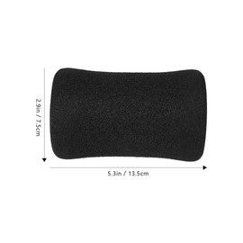 Kisangel 4pcs Foot Foam Pads Roller Replacement Rolling Foam Pads Gym Exercise Buffer Leg Tube Roller for Weight Bench