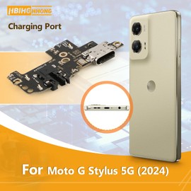 HBIHGHHONG USB Charging Port for Motorola Moto G Stylus 5G 2024 Dock Connector Replacement for Moto G Stylus 5G (2024) XT2419 XT2419-1 XT2419-2 Type C Charger Port Dock Board Repair Parts