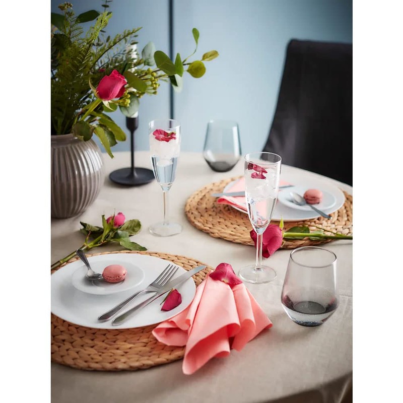 Ikea OFTAST Kitchen & Dining, Tempered Opal Glass Classic Deep