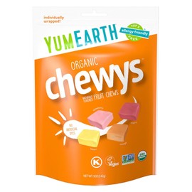 YumEarth Organic Chewy Fruit Flavored Candy 5oz Allergy Friendly Vegan Gluten...