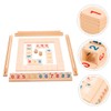ORFOFE 1 Set Wooden Board Game for Adults Portable Travel