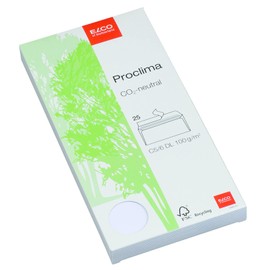 Elco C5/6 DL"Box Proclima" Envelope - White (Pack of 25)