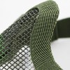 XSAJU Airsoft Face Mask Half Mesh Mask Metal Mesh Face