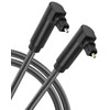 RIIEYOCA 90 Degree Optical Cable for Soundbar to TV, Dual