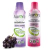 Aurora Nutrascience Mega Liposomal Vitamin D3K2+ VIT C & Liquid Glutathione + VIT C Bottle Bundle | Support in Cognitive Health & Immune System | 32 Servings Each