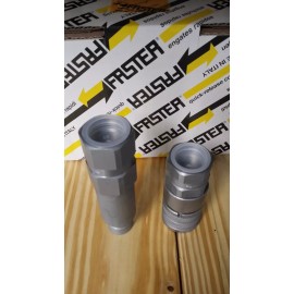 Faster Flat Face Hydraulic Skid-Steer Quick Couplers