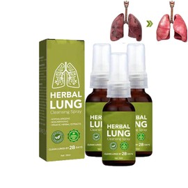 KRRHUEO Breathdetox Herbal Lung Cleansing Spray,Breathdetox Herbal Spray,Natural Herbal Lung Essence,Herbal Lung Cleanse Mist - Powerful Lung Support (90ML)