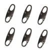 Leekayer 6 Pcs Zipper Part Zipper Pulls Replacment Key Connector,