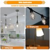 winsaLED 4000K Cool White LED Edison Bulbs 25W Equivalent, Low