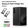 2 PCS for Galaxy Z Fold 6 Single SIM Card