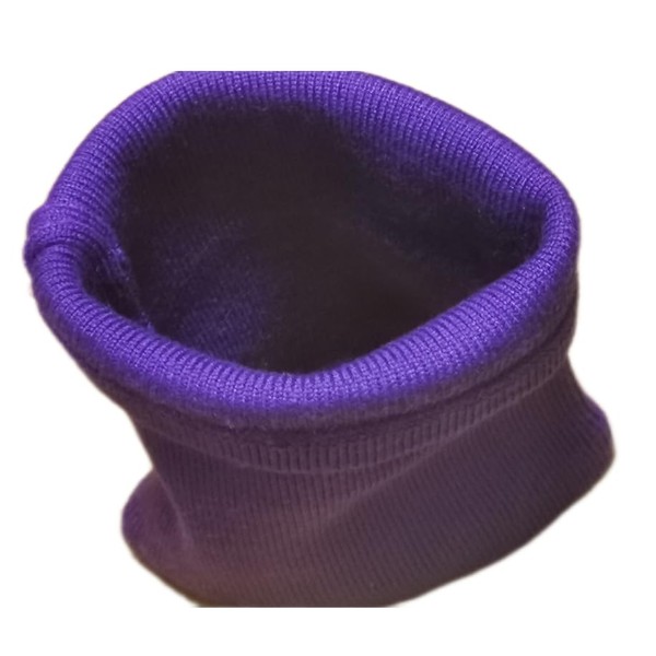 DDFS Dog Ear Covers for Grooming Neck Protector Dog Ear Wrap Snood Pet Noise Cancelling Headphones for Dogs Purple M