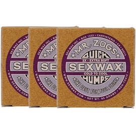 SEXWAX Wax Surfing Quick Humps 2X Purple Label Set of 3
