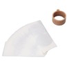 Disposable Aluminum Foils Lids Coffee Capsule Cups with Wooden Stand