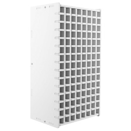 QWORK Art Marker Storage Organizer for 120 Markers - PVC Foam Board Craft Organizer Rack with Individual Slots - for Pens, Color Pencils, Paint Brushes - for Home, Classroom, or Office Desk Decor