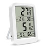 LALAFINA Large LCD Digital Hygrometer Thermometer Humidity Monitor with High