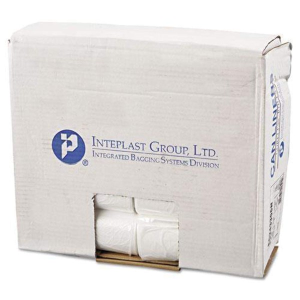 16 Gallon High Density Can Liner, 6 Micron in Clear