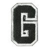 Gadsden and Culpeper Tactical Letter Patches - Black/White - G