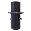 Durable Steel Pole Top Reducer, Reduce 4" or 5" Round