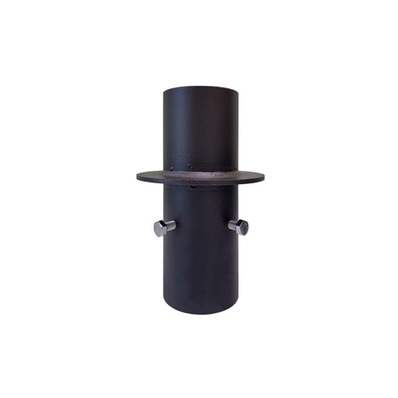 Durable Steel Pole Top Reducer, Reduce 4" or 5" Round