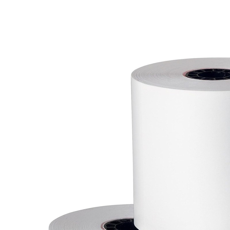 Staples Bond Paper Roll 3-Inch x 128 ft 10/Pack