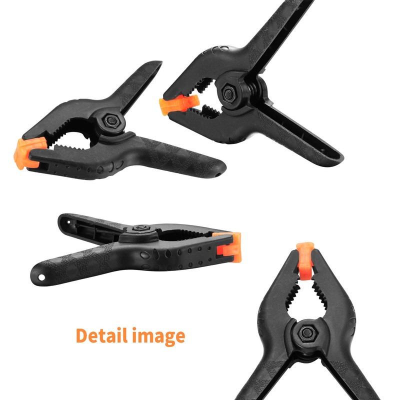 Pack of 20 Clamping Clamps, 2 Inch 3 Inch Spring