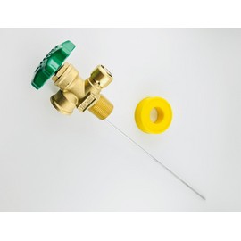 24/7PARTSINC 100lb Propane Tank Service Valve Coupler BBQ POL 100 Lb Grill Heater LPG 10.2"