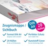 itenga itenga Zeugnismappe A4 Kunststoff Sichtbuch Motiv Schmetterling