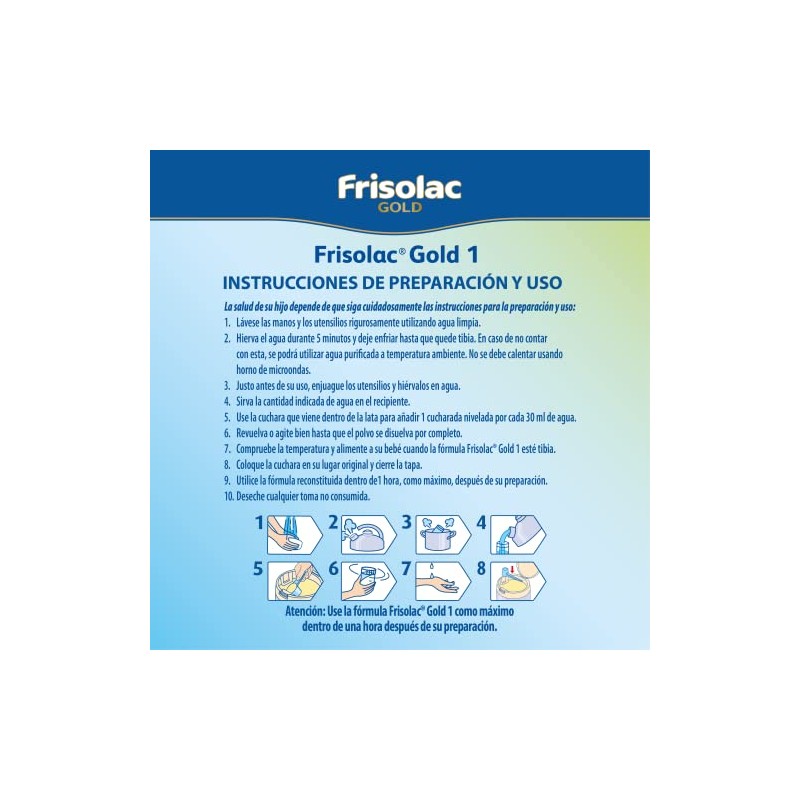 Frisolac Gold 1 (0-12 Meses) Lata C/ 800 Gr