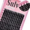 Sulv Lash S01# Color Black D Curl 144pcs 8mm,10mm,12mm,14mm,16mm,18mm,20mm to