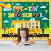 FYSUIMU 72 Pcs Back to School Bus Bulletin Board Decoration