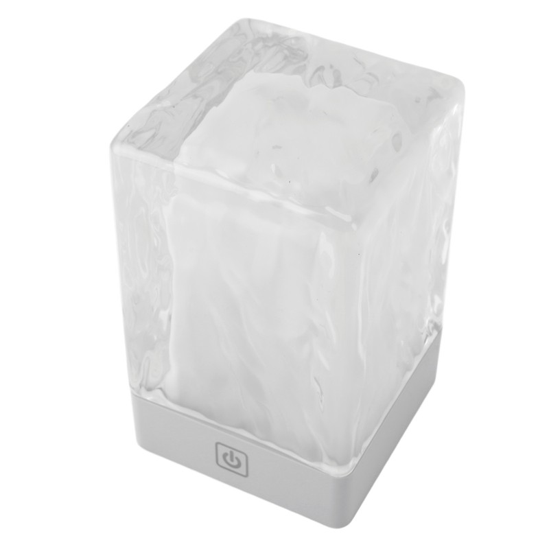 Crystal Table Lamp LED Night Light 3 Level Brightness Touch