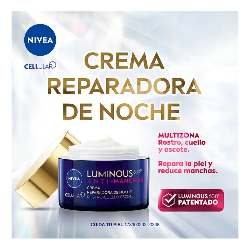 Kit Nivea Luminous Rutina Antimanchas Serum+contorno+noche