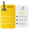 Auprotec 1 Ice Scraper with Convex Brass Blade Red, Yellow,