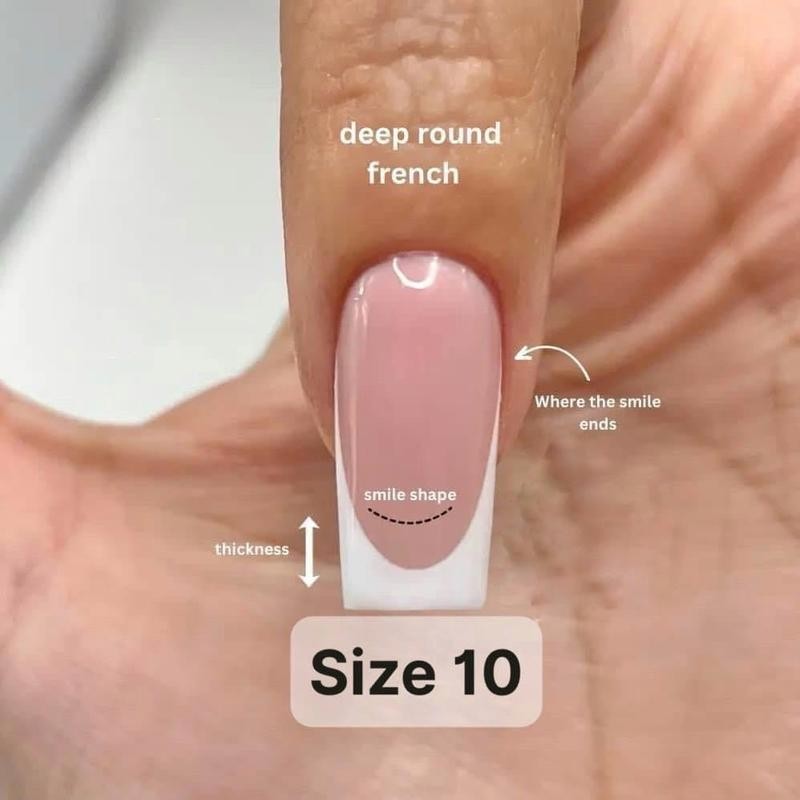 Premium GP Kolinsky French Brush Germany for french nail manicure