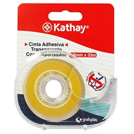 Kathay 86003300 Transparent Tape with Dispenser