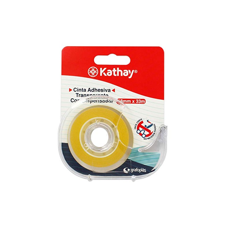 Kathay 86003300 Transparent Tape with Dispenser