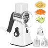 ELKSTER Rotary Cheese Grater 3 in 1, Vegetable Slicer with