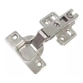 Herrajes Guerrero Bisagra Bidimensional 35 Mm Recta Acero - 20 Piezas