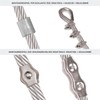 Seilwerk STANKE Trellis Wire Rope Galvanised 10 m Steel Cable